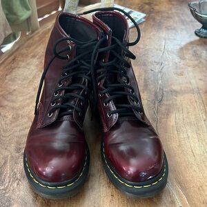 Vegan leather, doc martens